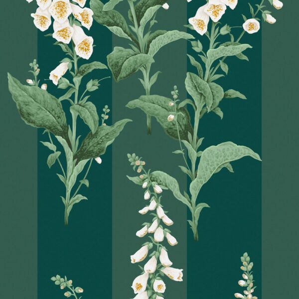 Foxglove Stripe Teal - Image 2